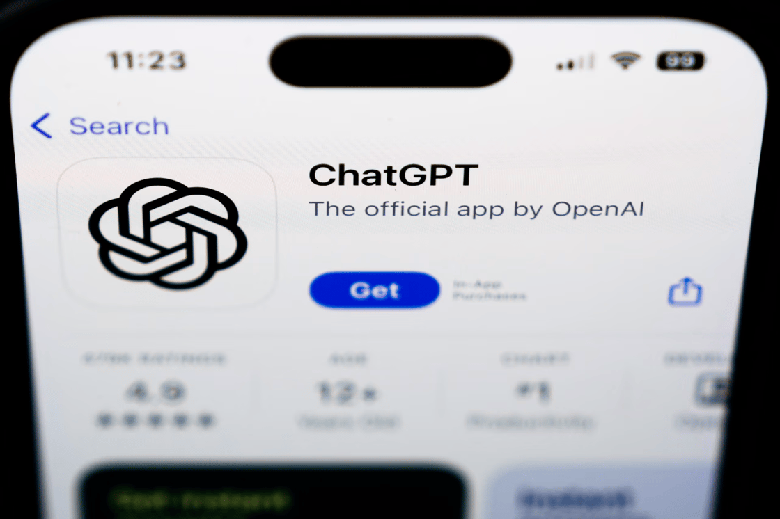 ChatGPT app on phone